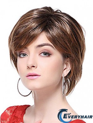 Synthetic Chin Length Straight Capless Online Wigs UK
