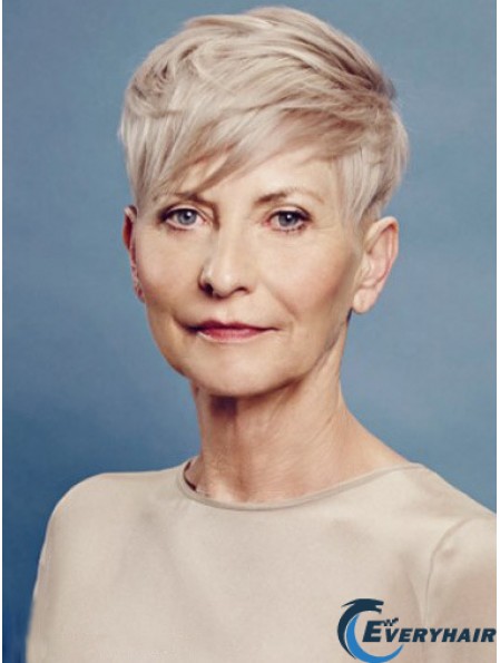 Perfect Short Straight Boycuts 8 inch Human Hair Wigs