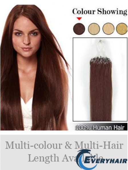 Online Auburn Straight Micro Loop Ring Hair Extensions