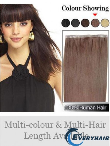 Straight Remy Human Hair Auburn Discount Weft Extensions