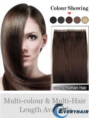 Straight Remy Human Hair Brown Cheapest Weft Extensions