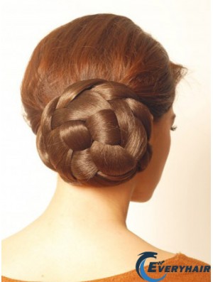 Brown Hair Pieces Bun