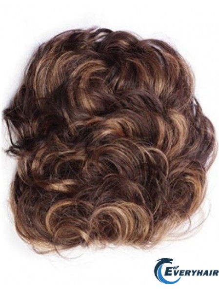 Good Auburn Curly Remy Human Hair Clip In Hairpieces