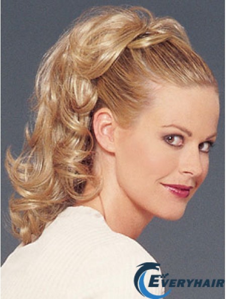Great Curly Blonde Ponytails